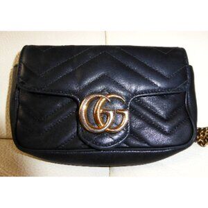 Gucci GG Marmont mini bag matelassé chevron leather